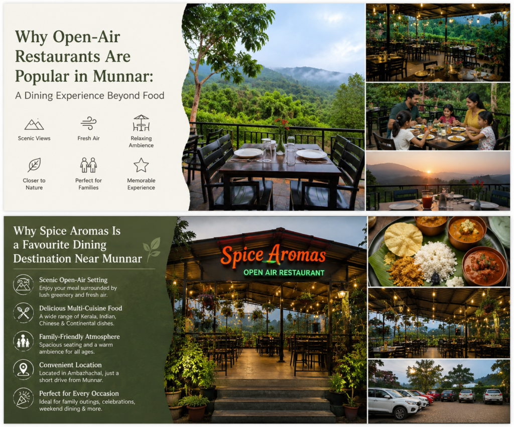 Why Open-Air Restaurants Are Popular in Munnar