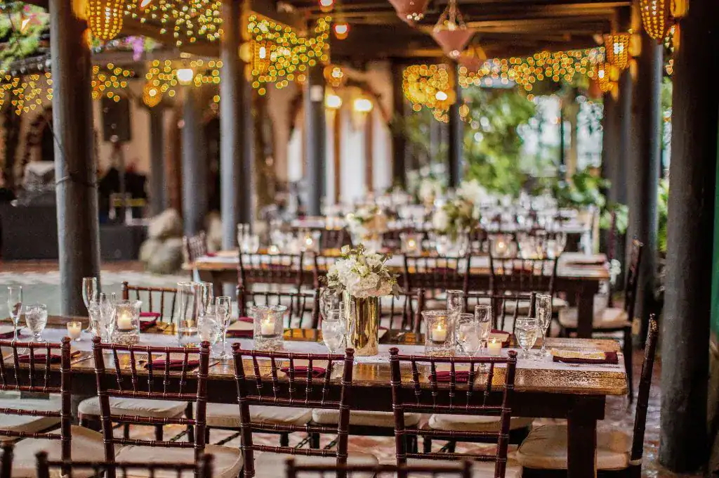 Outdoor Wedding Reception