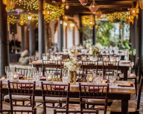 Outdoor Wedding Reception