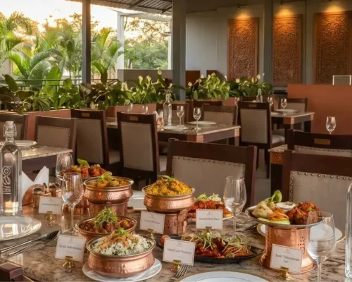 Spice Aromas Open Air Restaurant at Ambazhachal