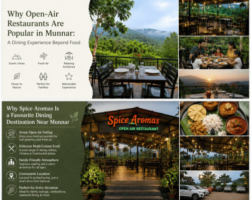 Why Open-Air Restaurants Are Popular in Munnar
